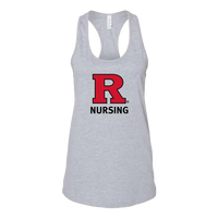 Women's Jersey Racerback Tank Rutgers School of Nursing