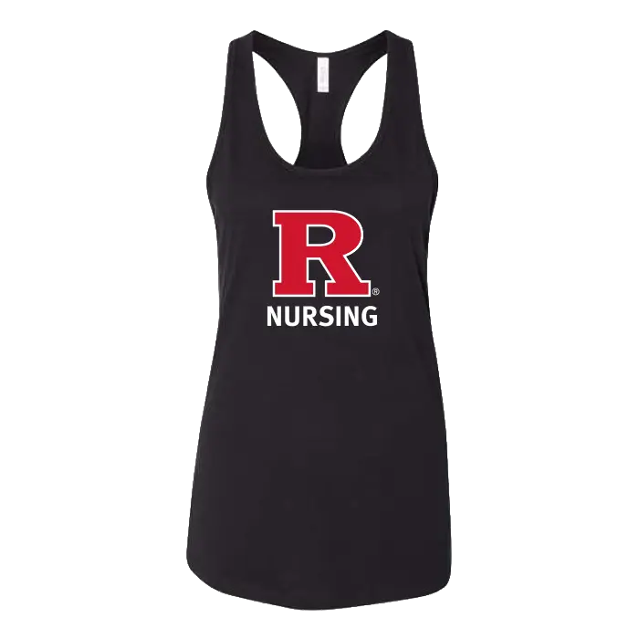 Women's Jersey Racerback Tank Rutgers School of Nursing