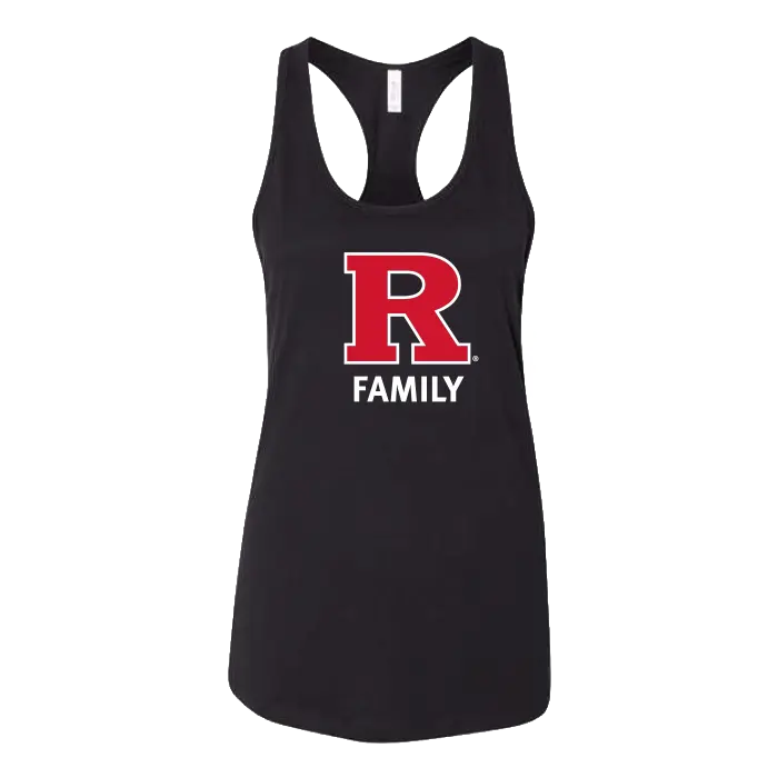 Rutgers Family Women's Jersey Racerback Tank Rutgers Family