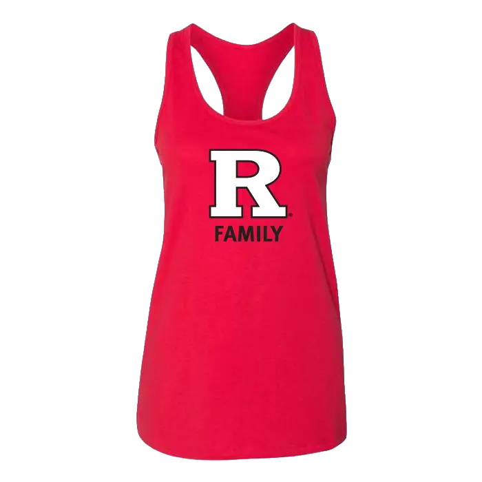 Rutgers Family Women's Jersey Racerback Tank Rutgers Family