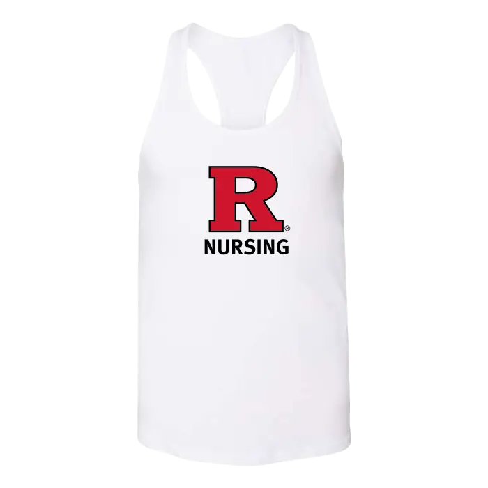 Women's Jersey Racerback Tank Rutgers School of Nursing
