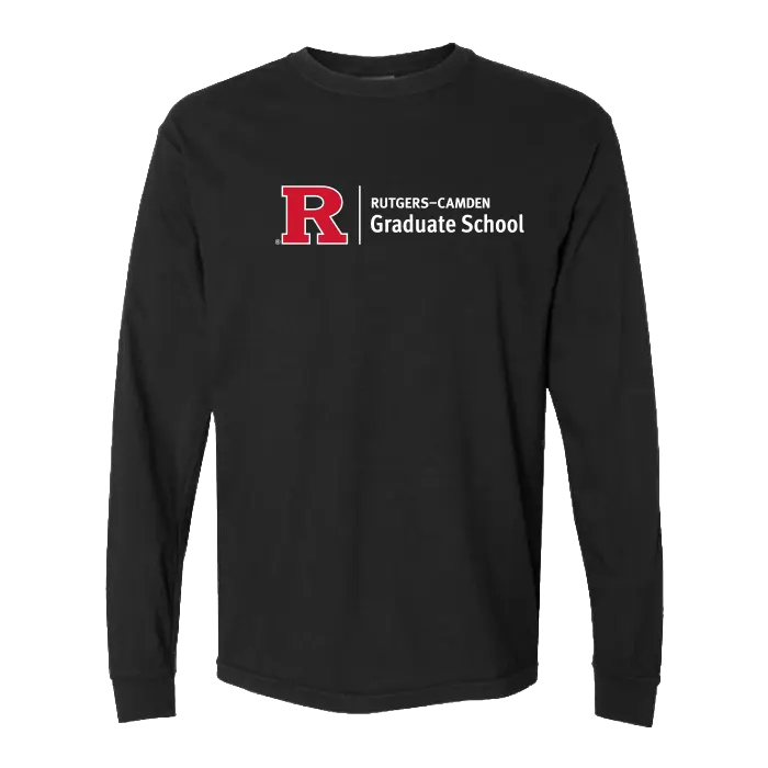 Camden Graduate School Unisex Garment-Dyed Heavyweight Long Sleeve T-Shirt Camden Graduate School