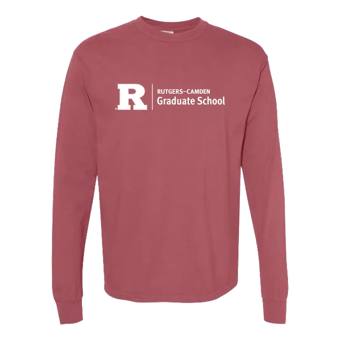 Camden Graduate School Unisex Garment-Dyed Heavyweight Long Sleeve T-Shirt Camden Graduate School