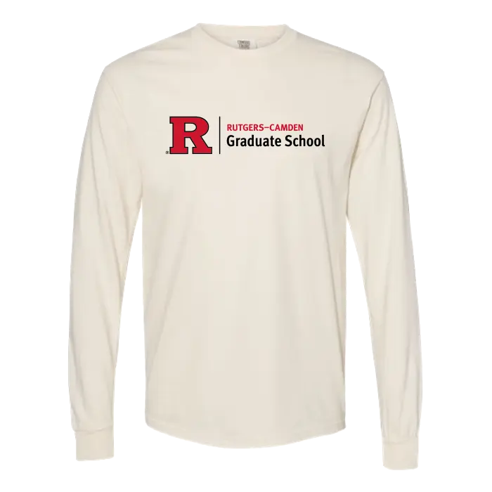 Camden Graduate School Unisex Garment-Dyed Heavyweight Long Sleeve T-Shirt Camden Graduate School
