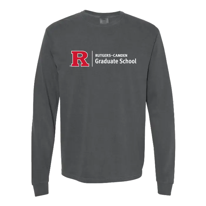 Camden Graduate School Unisex Garment-Dyed Heavyweight Long Sleeve T-Shirt Camden Graduate School