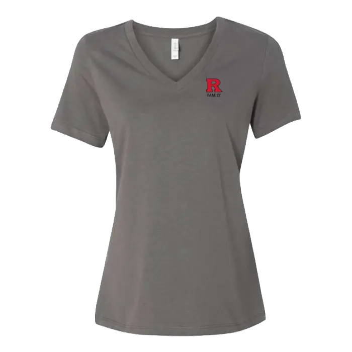 Rutgers Family Women’s Relaxed Jersey V-Neck Tee Rutgers Family