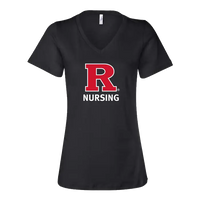 Women’s Relaxed Jersey V-Neck Tee Rutgers School of Nursing