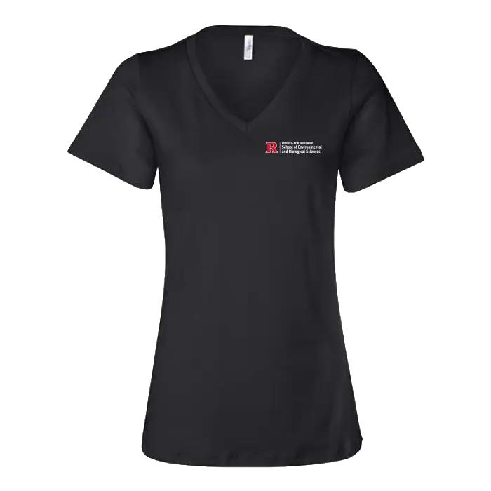SEBS Women’s Relaxed Jersey V-Neck Tee Rutgers SEBS