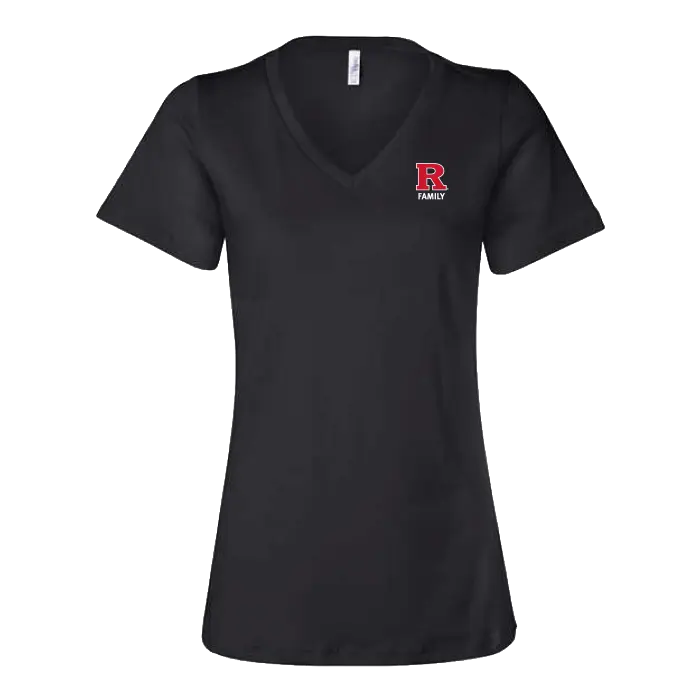 Rutgers Family Women’s Relaxed Jersey V-Neck Tee Rutgers Family