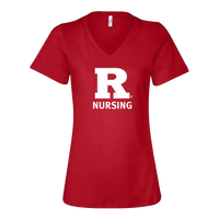 Women’s Relaxed Jersey V-Neck Tee Rutgers School of Nursing