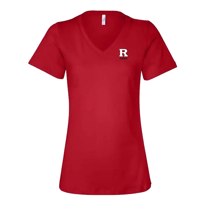 Rutgers Family Women’s Relaxed Jersey V-Neck Tee Rutgers Family