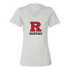 Women’s Relaxed Jersey V-Neck Tee Rutgers School of Nursing