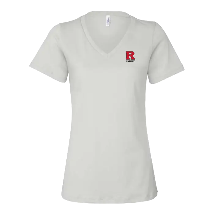 Rutgers Family Women’s Relaxed Jersey V-Neck Tee Rutgers Family