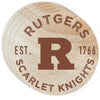 Rutgers Scarlet Knights Officially Licensed Wood Coasters (4-Pack) - Laser Engraved, Never Fade Design R & R INC.