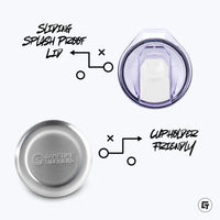 Rutgers 12oz Stemless Black Tumbler GameTime Sidekicks