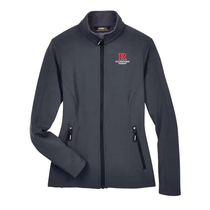 OTD Women's Cruise Two-Layer Fleece Bonded Soft Shell Jacket Rutgers OTD