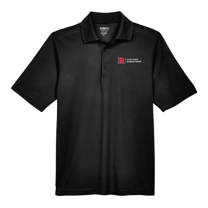 Newark Graduate School Men's Origin Performance Piqué Polo Rutgers Newark Graduate School
