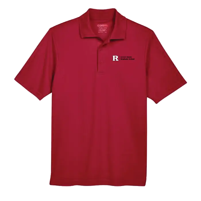 Newark Graduate School Men's Origin Performance Piqué Polo Rutgers Newark Graduate School