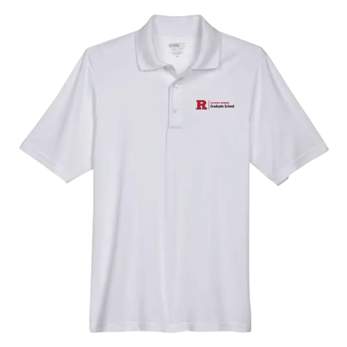 Newark Graduate School Men's Origin Performance Piqué Polo Rutgers Newark Graduate School