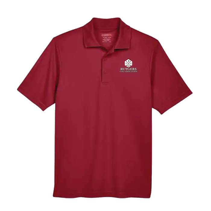 Golf Men's Origin Performance Piqué Polo Rutgers Golf Association