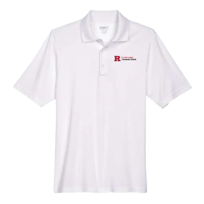 Newark Graduate School Men's Origin Performance Piqué Polo Rutgers Newark Graduate School