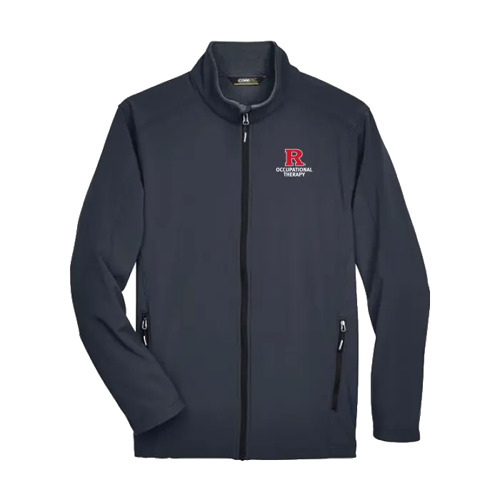 OTD Men's Cruise Two-Layer Fleece Bonded Soft Shell Jacket Rutgers OTD
