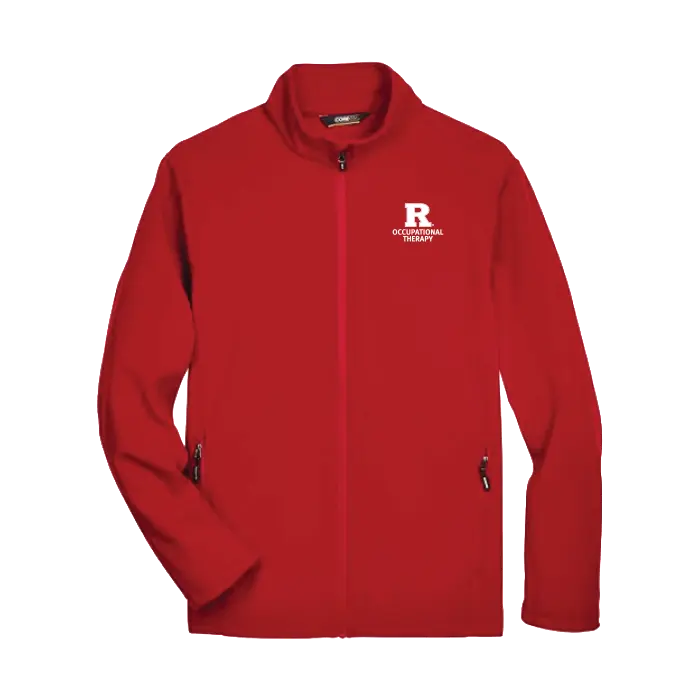 OTD Men's Cruise Two-Layer Fleece Bonded Soft Shell Jacket Rutgers OTD