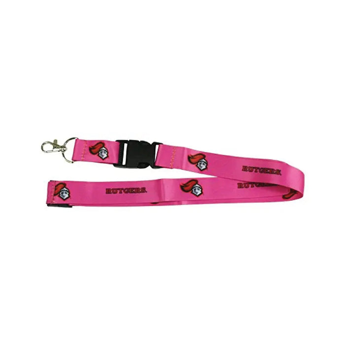 Ultimate Sports Fan Lanyard -  Rutgers Scarlet Knights Spirit, Durable Polyester, Quick-Release Buckle & Heavy-Duty Clasp R & R INC.