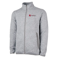Charles River Heathered Fleece Jacket Rutgers School of Nursing