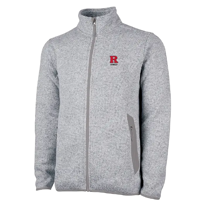 Rutgers Family Men's Heathered Fleece Jacket Rutgers Family