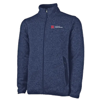 Charles River Heathered Fleece Jacket Rutgers School of Nursing