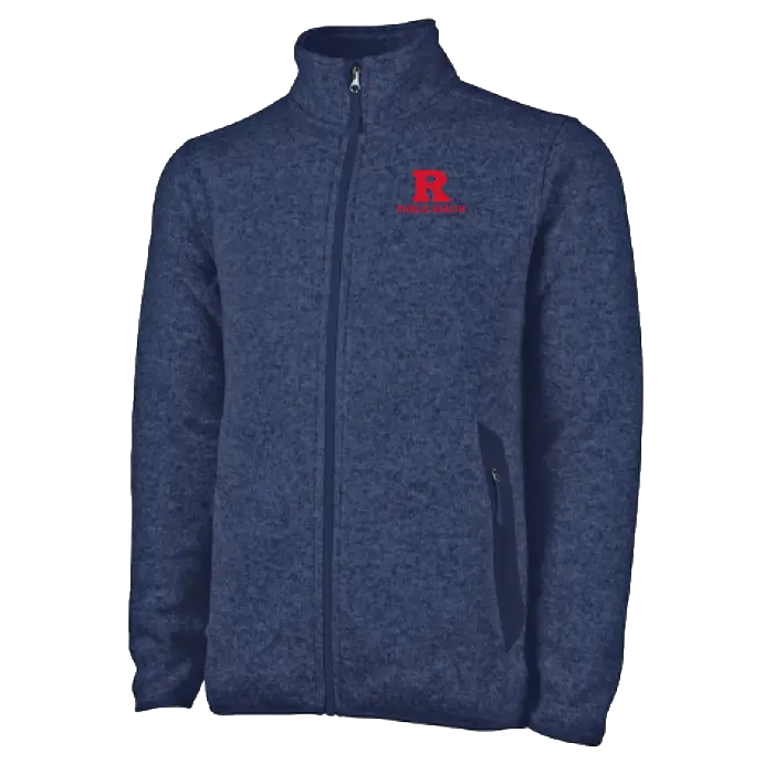 Public Health Men's Heathered Fleece Jacket Rutgers Public Health