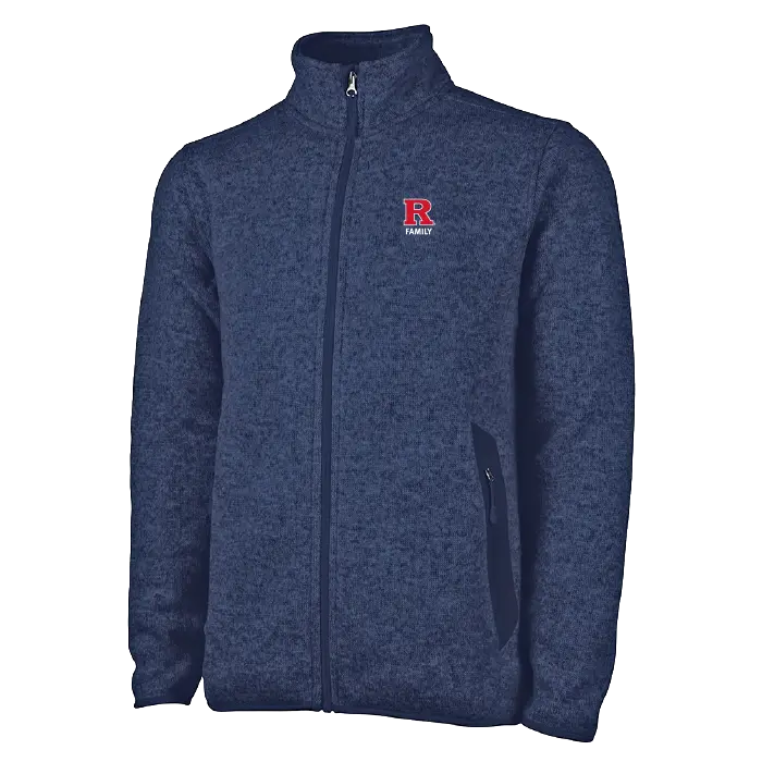 Rutgers Family Men's Heathered Fleece Jacket Rutgers Family
