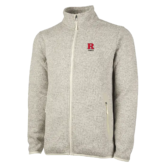 Rutgers Family Men's Heathered Fleece Jacket Rutgers Family
