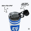 Rutgers Stainless Steel Shaker Bottle Black GameTime Sidekicks