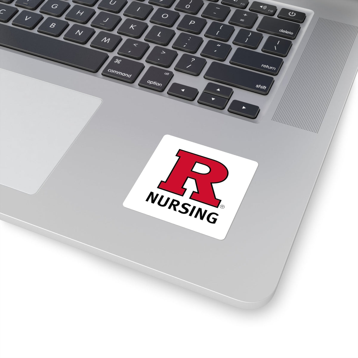 Rutgers Nursing Square Sticker  Paper products