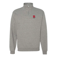 Rutgers Family Jerzees NuBlend 1/4-Zip Cadet Collar Sweatshirt Rutgers Family