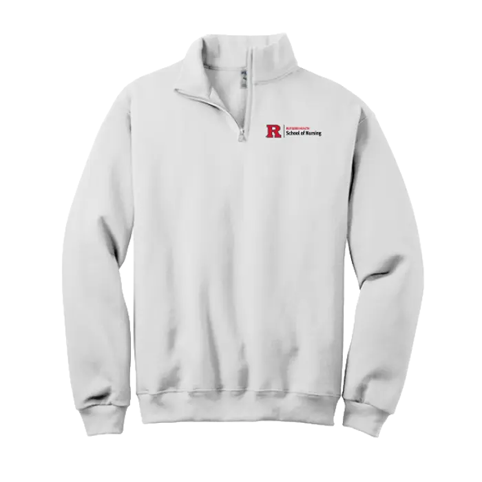 Jerzees 1/4-Zip Sweatshirt Rutgers School of Nursing