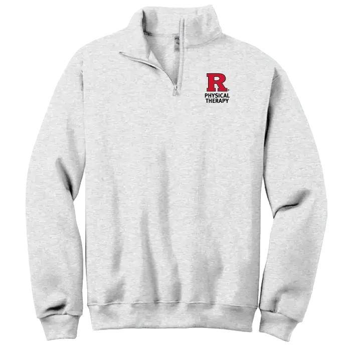1/4-Zip Cadet Collar Sweatshirt Rutgers Physical Therapy