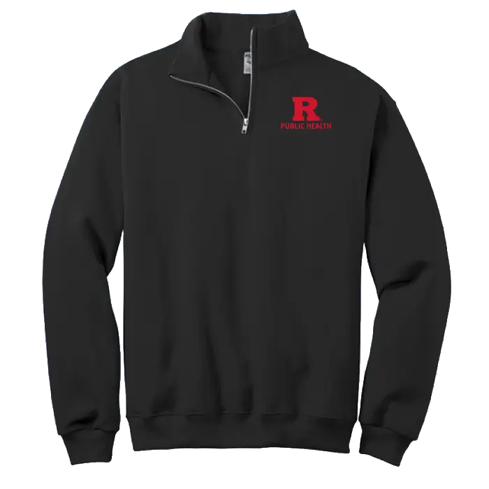 Public Health Jerzees NuBlend 1/4-Zip Cadet Collar Sweatshirt Rutgers Public Health