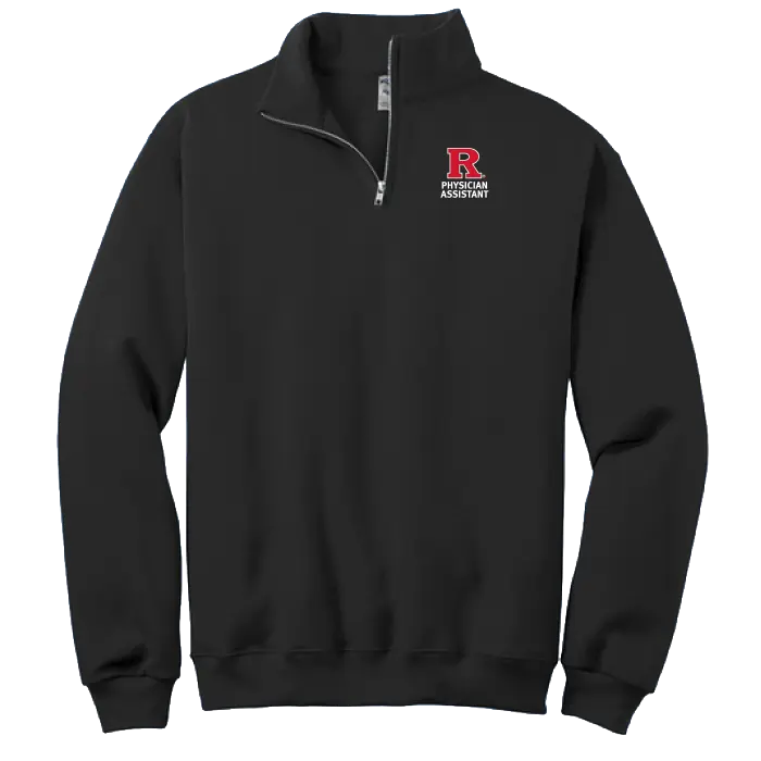 RUPASS Jerzees NuBlend 1/4-Zip Cadet Collar Sweatshirt Rutgers Physician Assistant