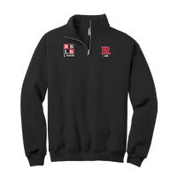 RBLR Jerzees NuBlend 1/4-Zip Cadet Collar Sweatshirt Rutgers RBLR
