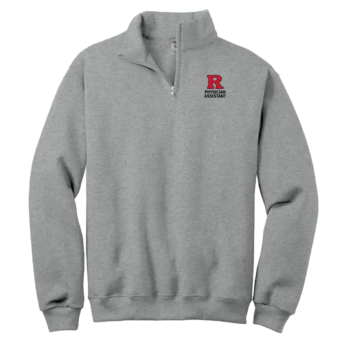 RUPASS Jerzees NuBlend 1/4-Zip Cadet Collar Sweatshirt Rutgers Physician Assistant