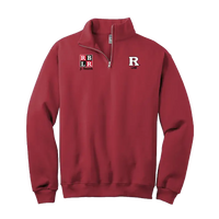 RBLR Jerzees NuBlend 1/4-Zip Cadet Collar Sweatshirt Rutgers RBLR