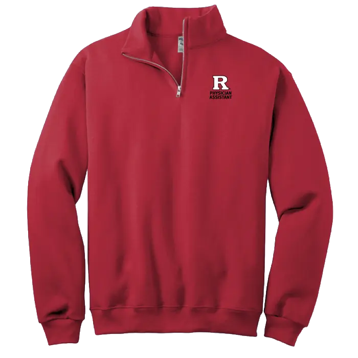 RUPASS Jerzees NuBlend 1/4-Zip Cadet Collar Sweatshirt Rutgers Physician Assistant
