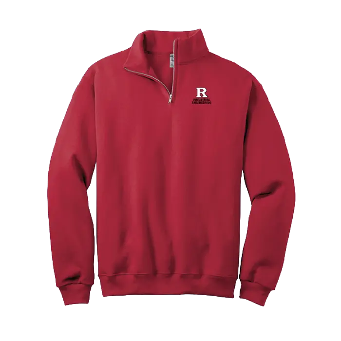 Industrial Engineering Jerzees NuBlend 1/4-Zip Cadet Collar Sweatshirt Rutgers Industrial Engineering