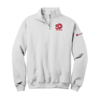 50th Anniversary Cadet Collar Quarter-Zip Sweatshirt Mason Gross School of Arts