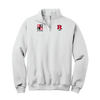RBLR Jerzees NuBlend 1/4-Zip Cadet Collar Sweatshirt Rutgers RBLR
