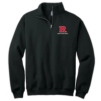 Marching Band Jerzees NuBlend 1/4-Zip Cadet Collar Sweatshirt Rutgers Marching Band