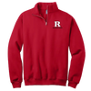Marching Band Jerzees NuBlend 1/4-Zip Cadet Collar Sweatshirt Rutgers Marching Band